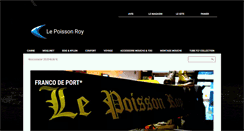 Desktop Screenshot of lepoissonroy.com